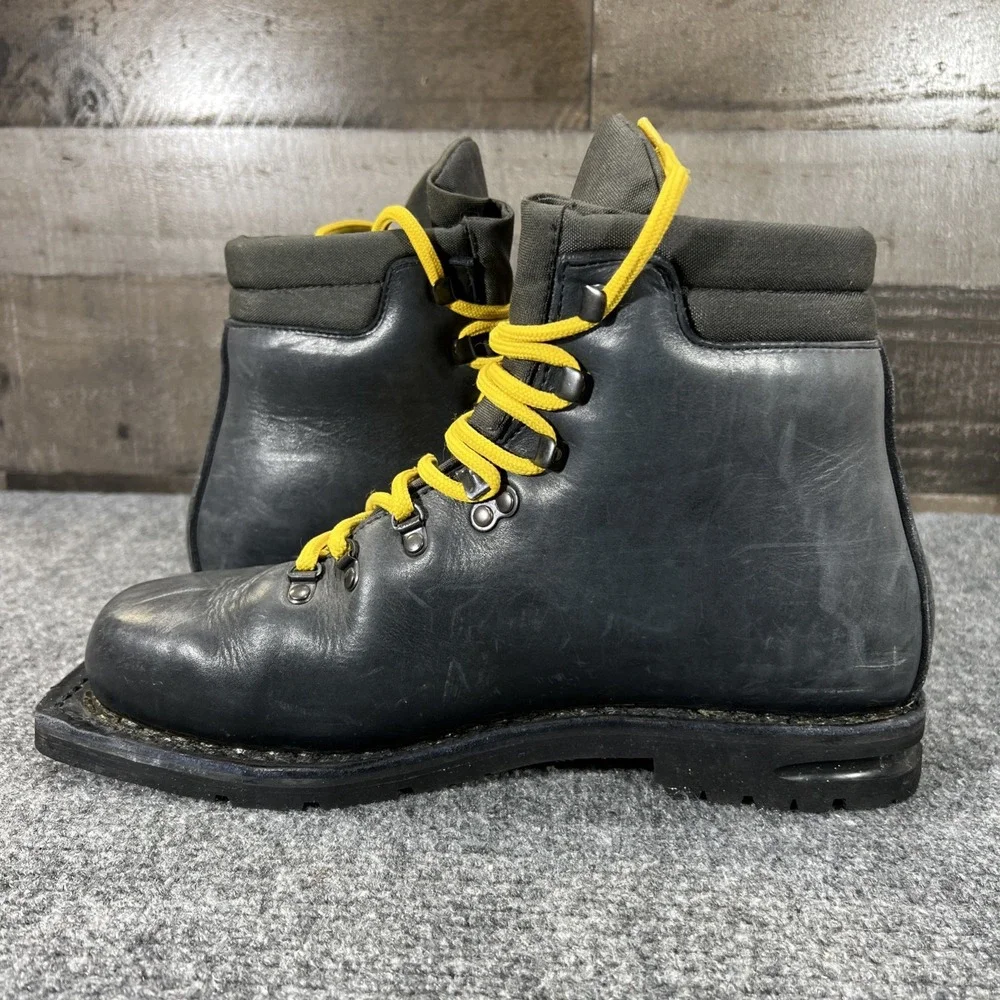 ASOLO Sport Snowfield II All-Leather Nordic Telemark 75mm 3-Pin Boots Men's 9 NM